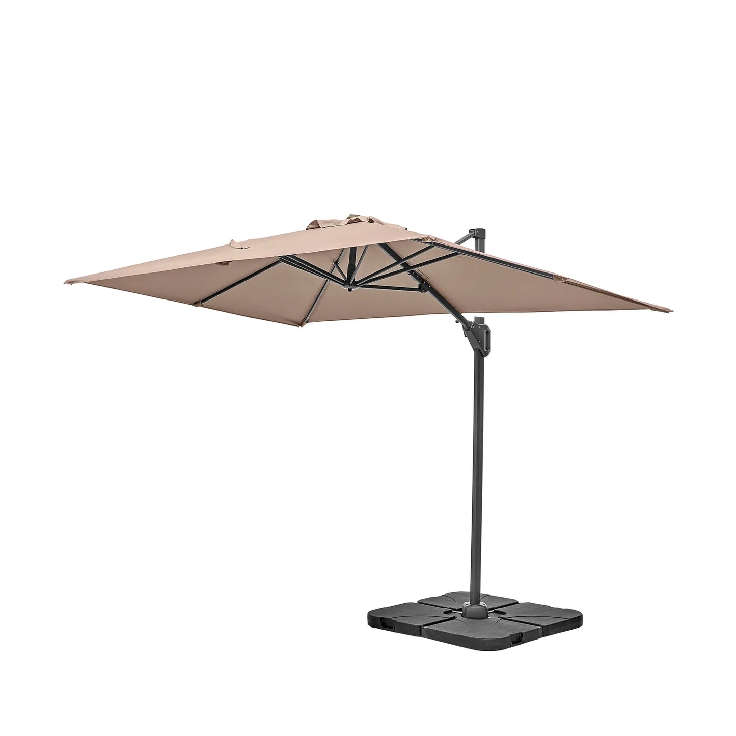 Platinum Voyager T1 3x2m Oblong Cantilever Parasol in Taupe – Click Style