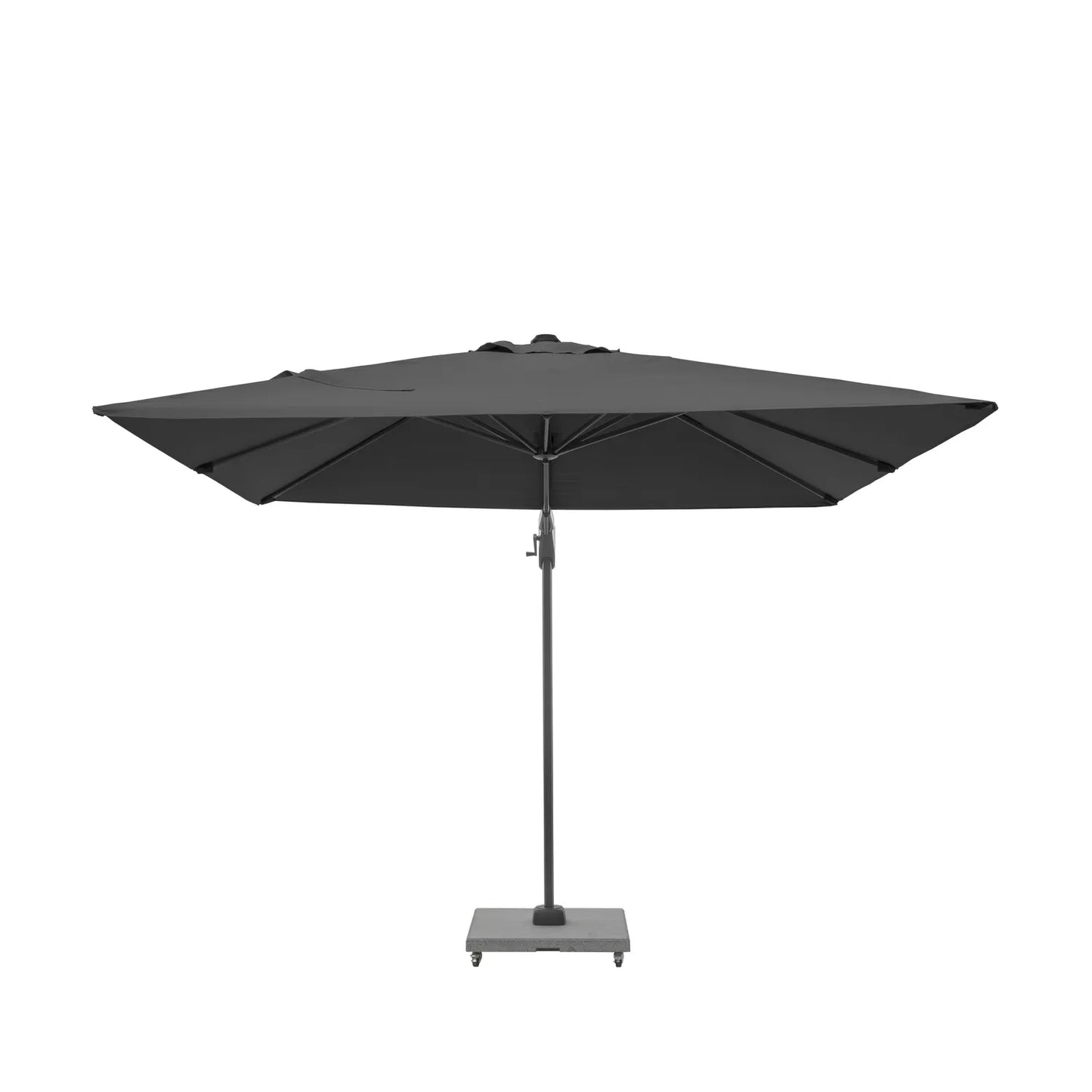 Platinum Voyager T2 2.7m Square Cantilever Parasol in Anthracite Grey – Click Style