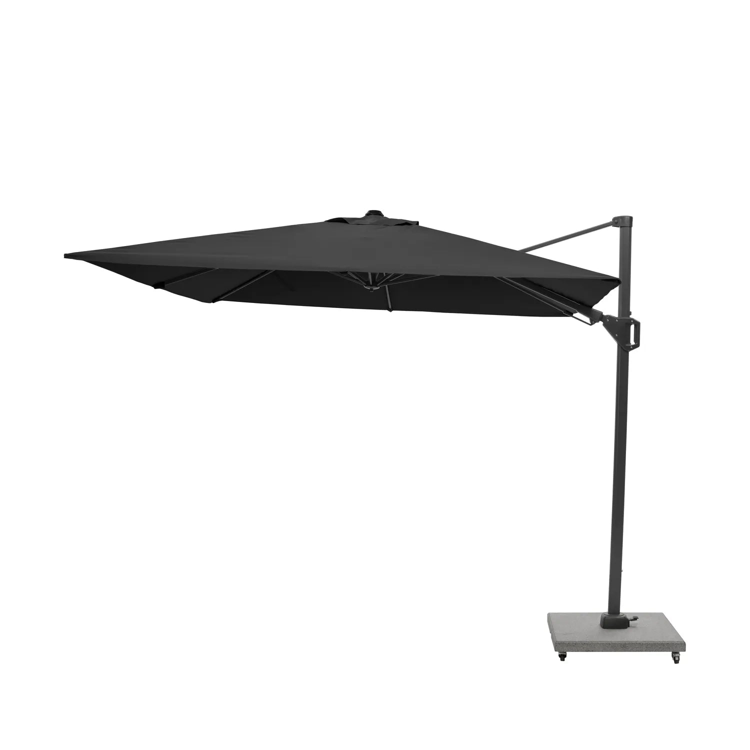 Platinum Voyager T2 2.7m Square Cantilever Parasol in Anthracite Grey – Click Style