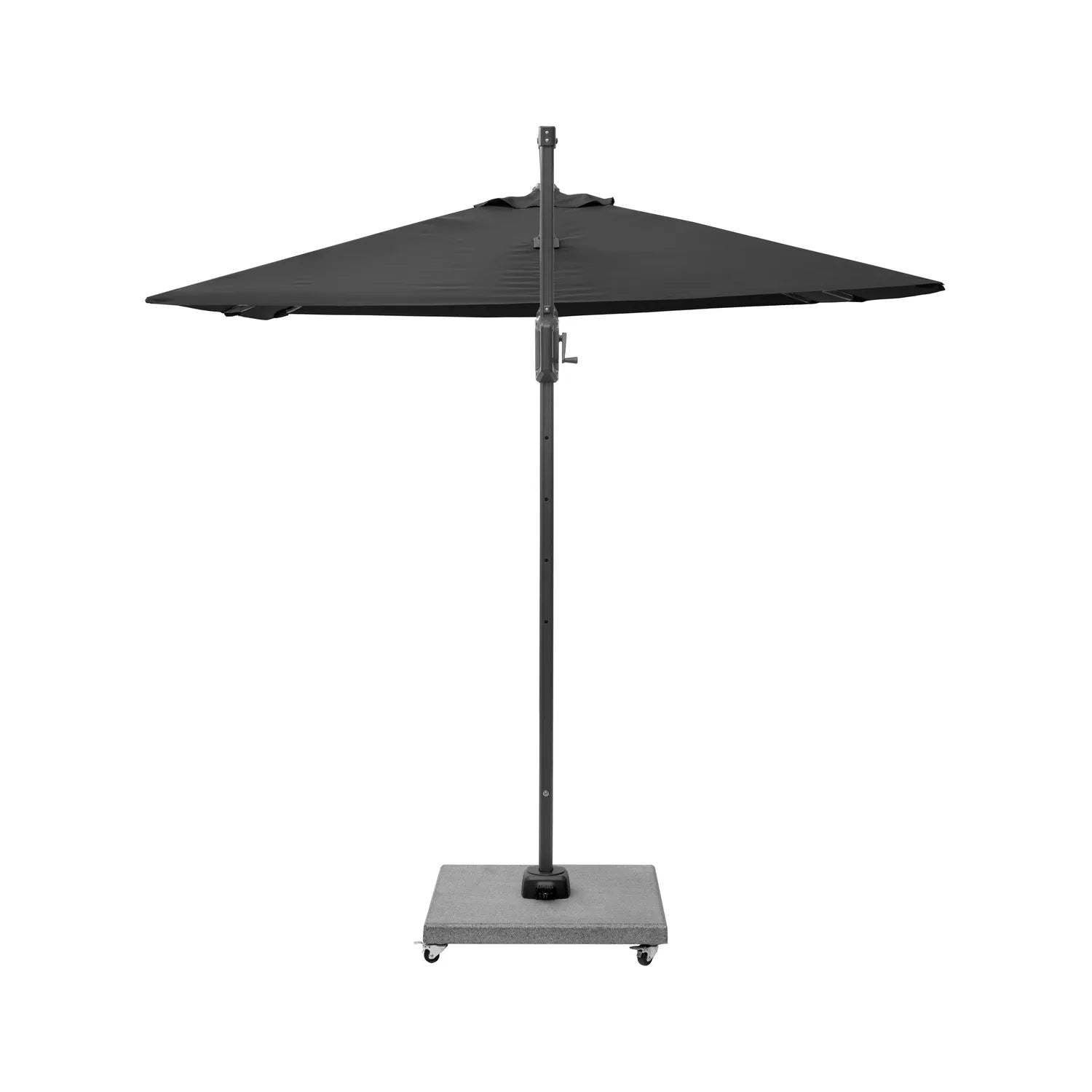 Platinum Voyager T2 2.7m Square Cantilever Parasol in Anthracite Grey – Click Style