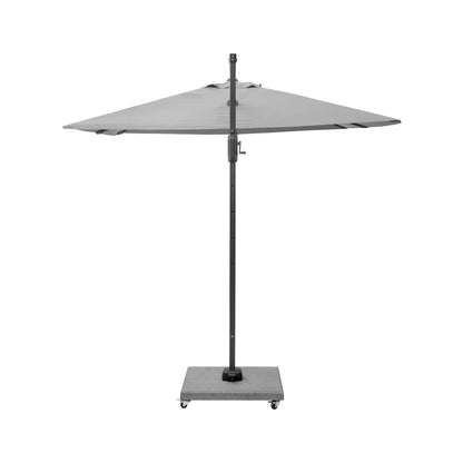 Platinum Voyager T2 2.7m Square Cantilever Parasol in Luna Grey – Click Style