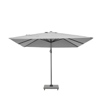 Platinum Voyager T2 2.7m Square Cantilever Parasol in Luna Grey – Click Style