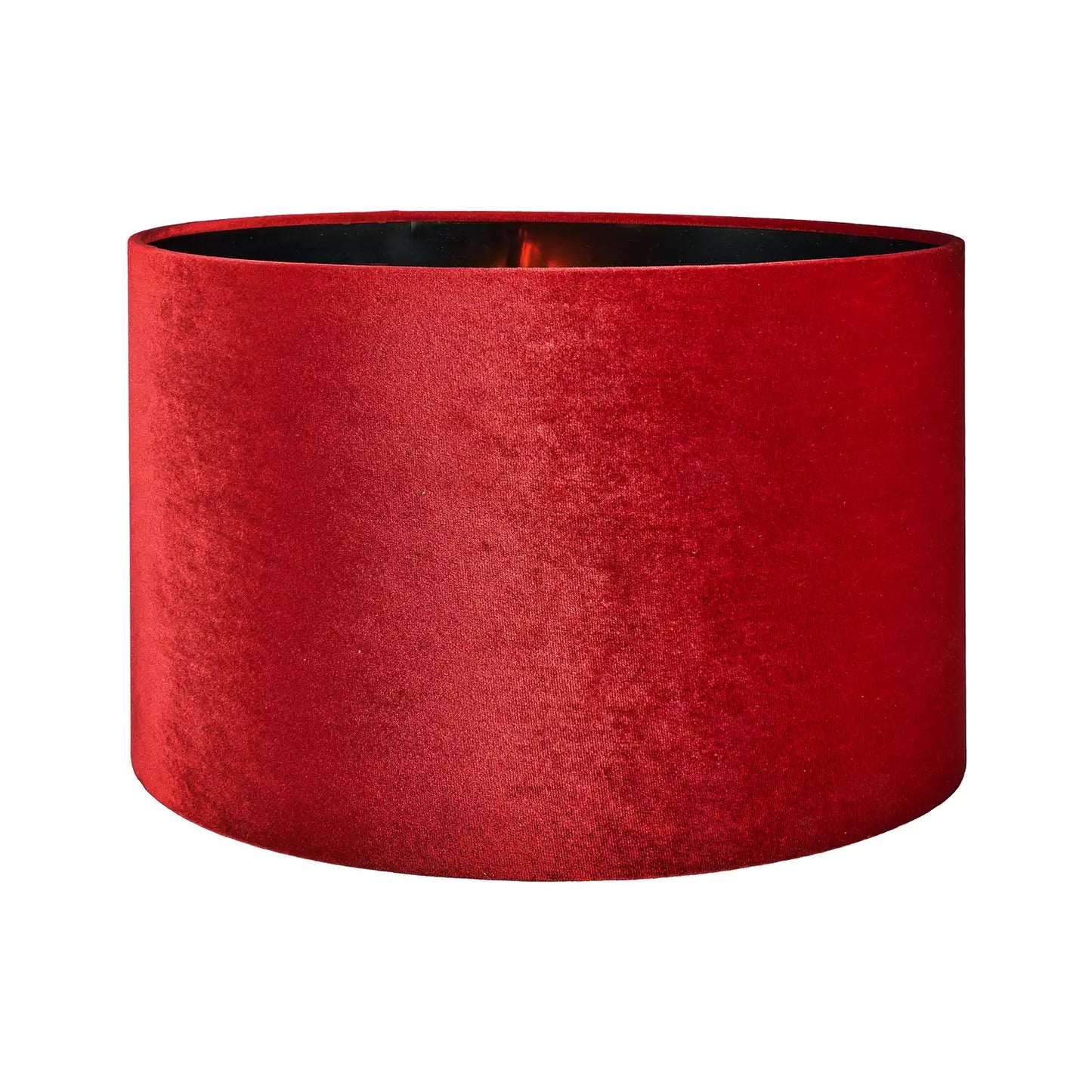 Red Velvet Drum Lampshade 30cm/12in – Click Style