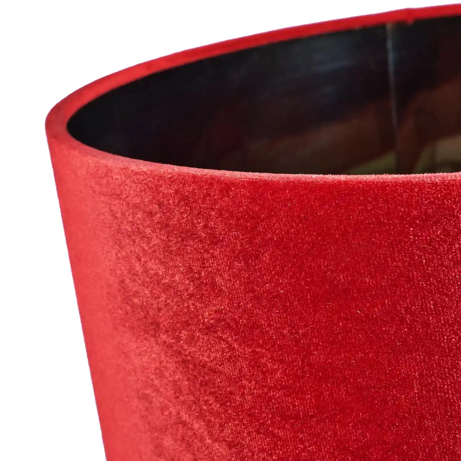 Red Velvet Drum Lampshade 30cm/12in – Click Style