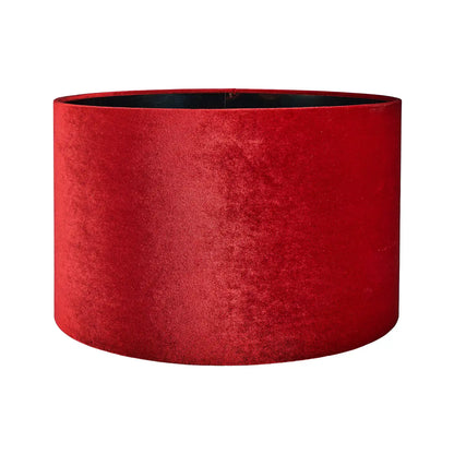 Red Velvet Drum Lampshade 30cm/12in – Click Style