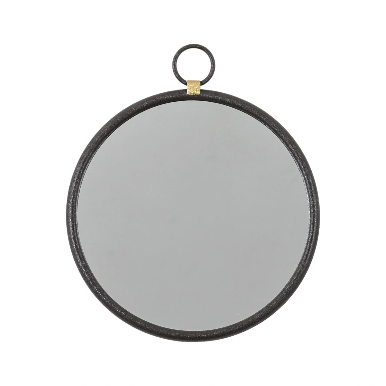 Round Black Industrial Pocket Watch Wall Mirror 40x2cm – Click Style