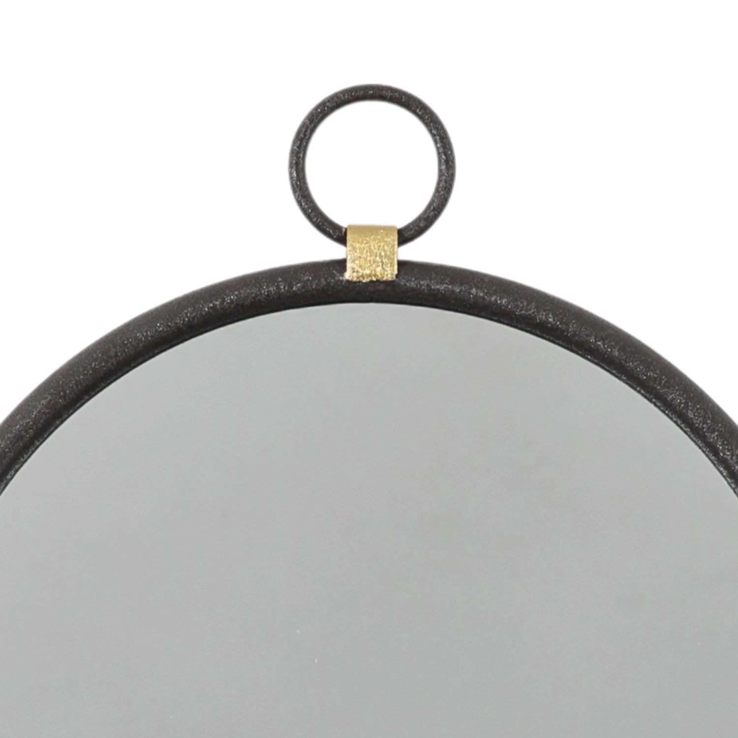 Round Black Industrial Pocket Watch Wall Mirror 40x2cm – Click Style