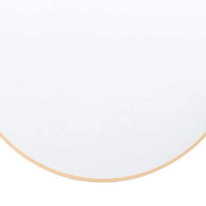 Round Gold Thin Frame Wall Mirror 60x4cm – Click Style