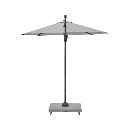 Salerno Grey Granite Cantilever Parasol Base with Wheels 90kg – Click Style