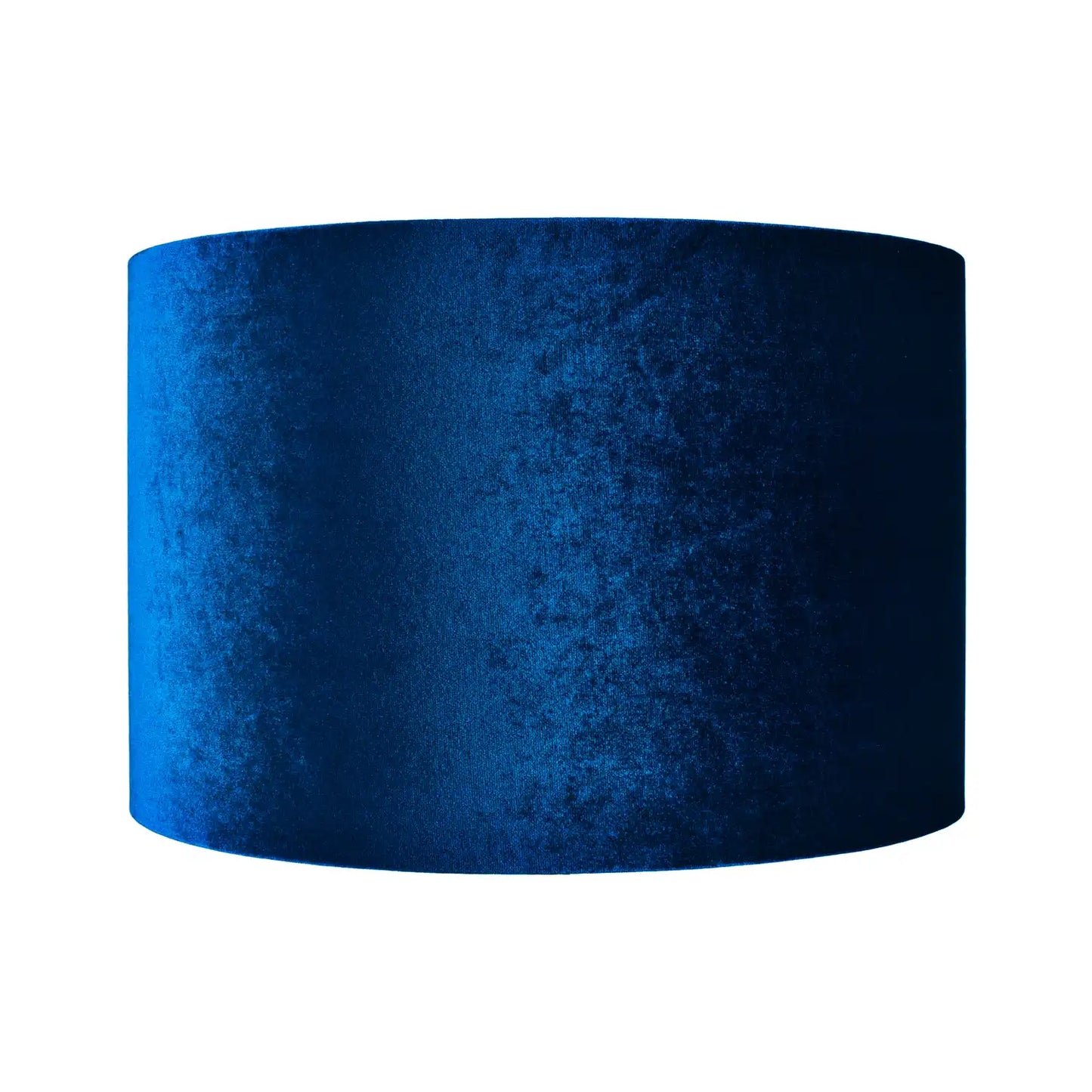 Sapphire Blue Velvet Drum Lampshade 30cm/12in – Click Style