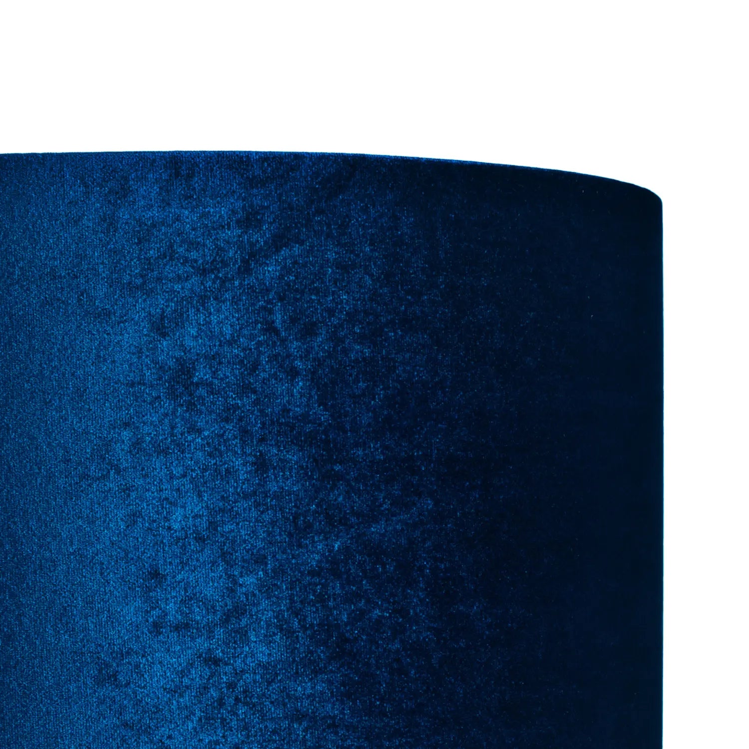 Sapphire Blue Velvet Drum Lampshade 35cm/14in – Click Style