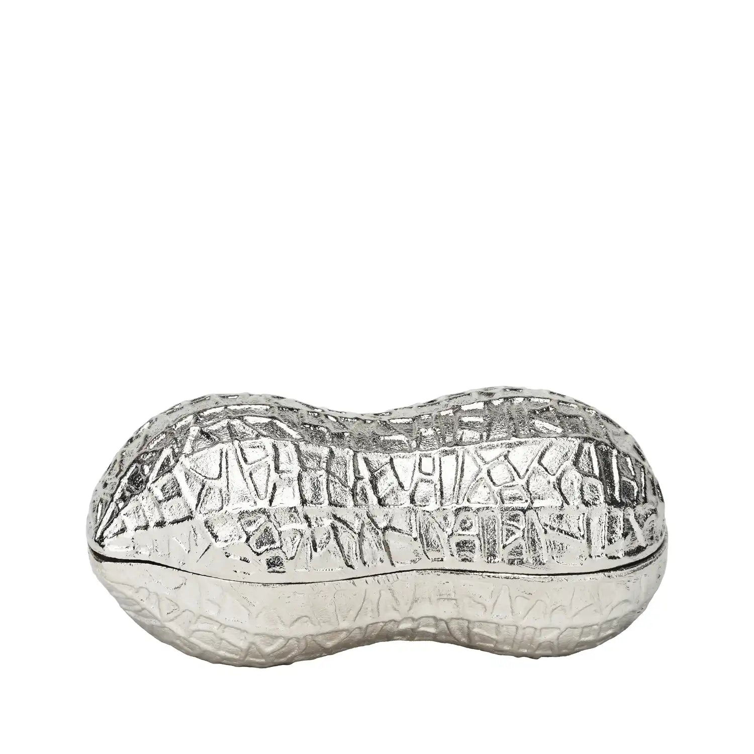 Silver Peanut Lidded Trinket Dish – Click Style