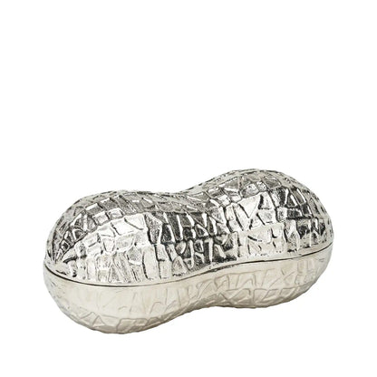 Silver Peanut Lidded Trinket Dish – Click Style