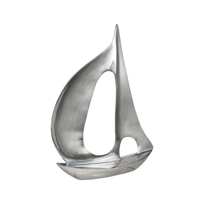 Silver Sailing Boat Ornament – Click Style