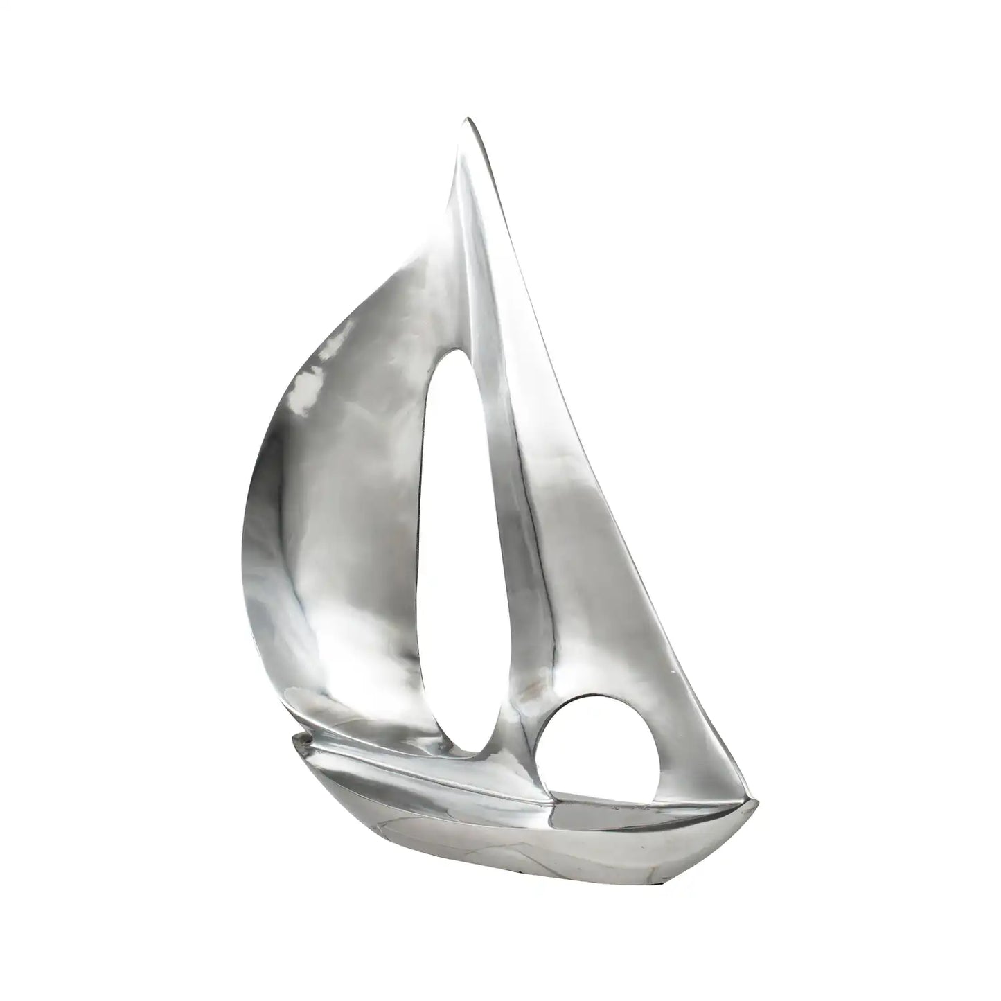 Silver Sailing Boat Ornament – Click Style