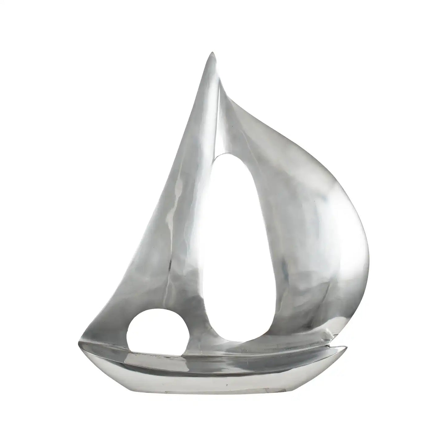 Silver Sailing Boat Ornament – Click Style