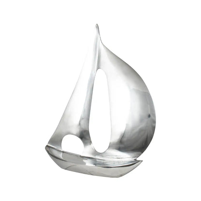 Silver Sailing Boat Ornament – Click Style