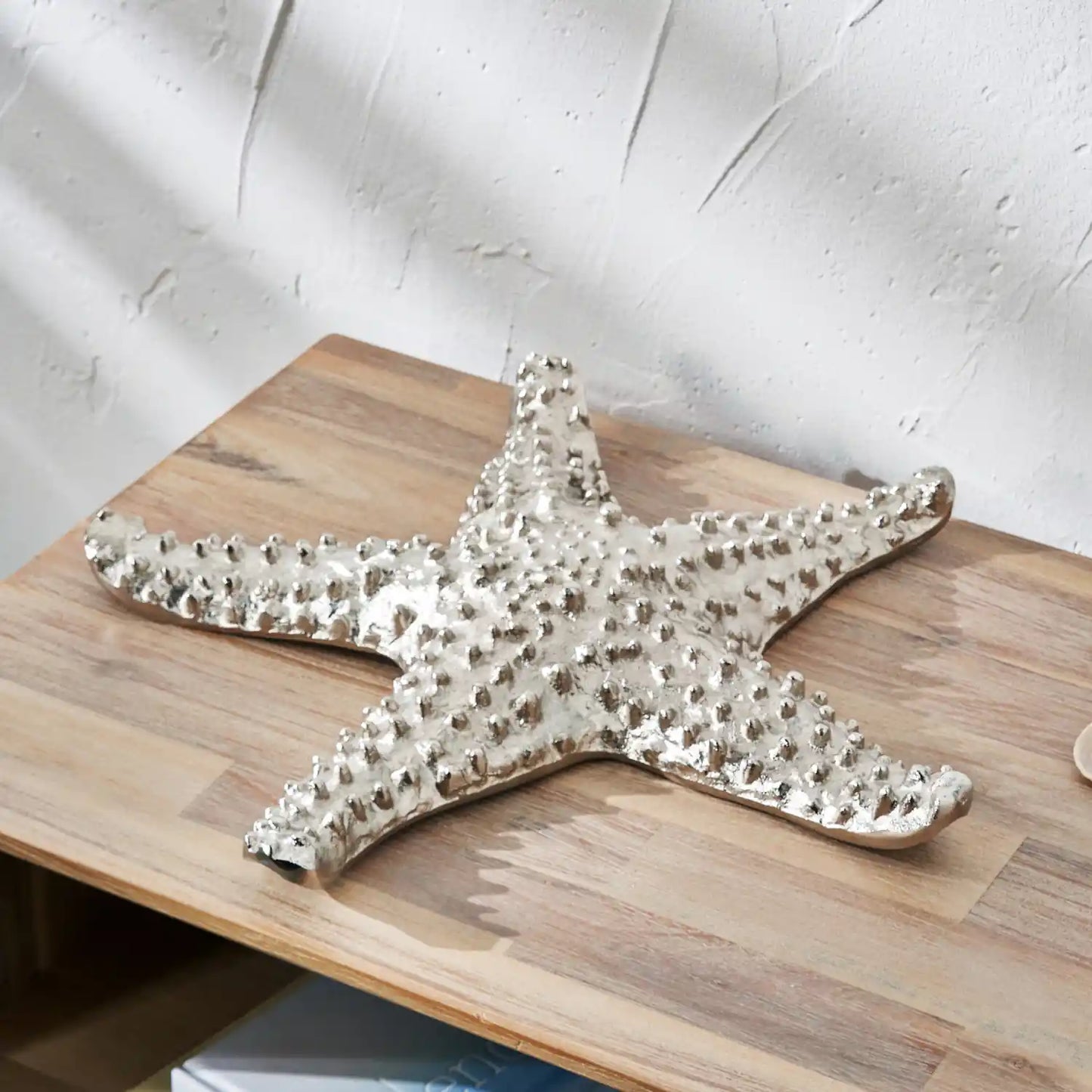 Silver Starfish Ornament 6x38x38cm – Click Style