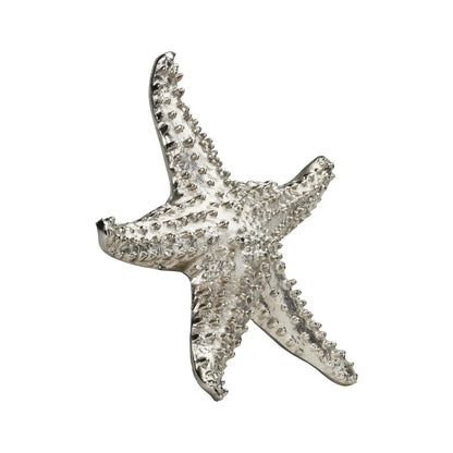 Silver Starfish Ornament 6x38x38cm – Click Style