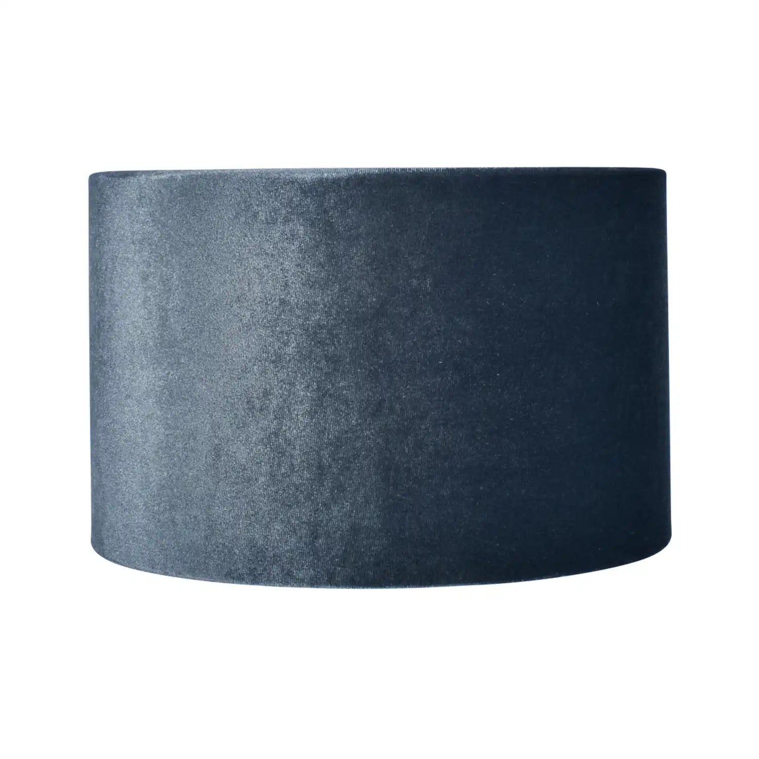 Slate Grey Velvet Drum Lampshade 30cm/12in – Click Style