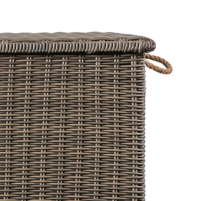 Sulawesi Large Waterproof Natural Rattan Effect Garden Cushion Storage Box – Click Style