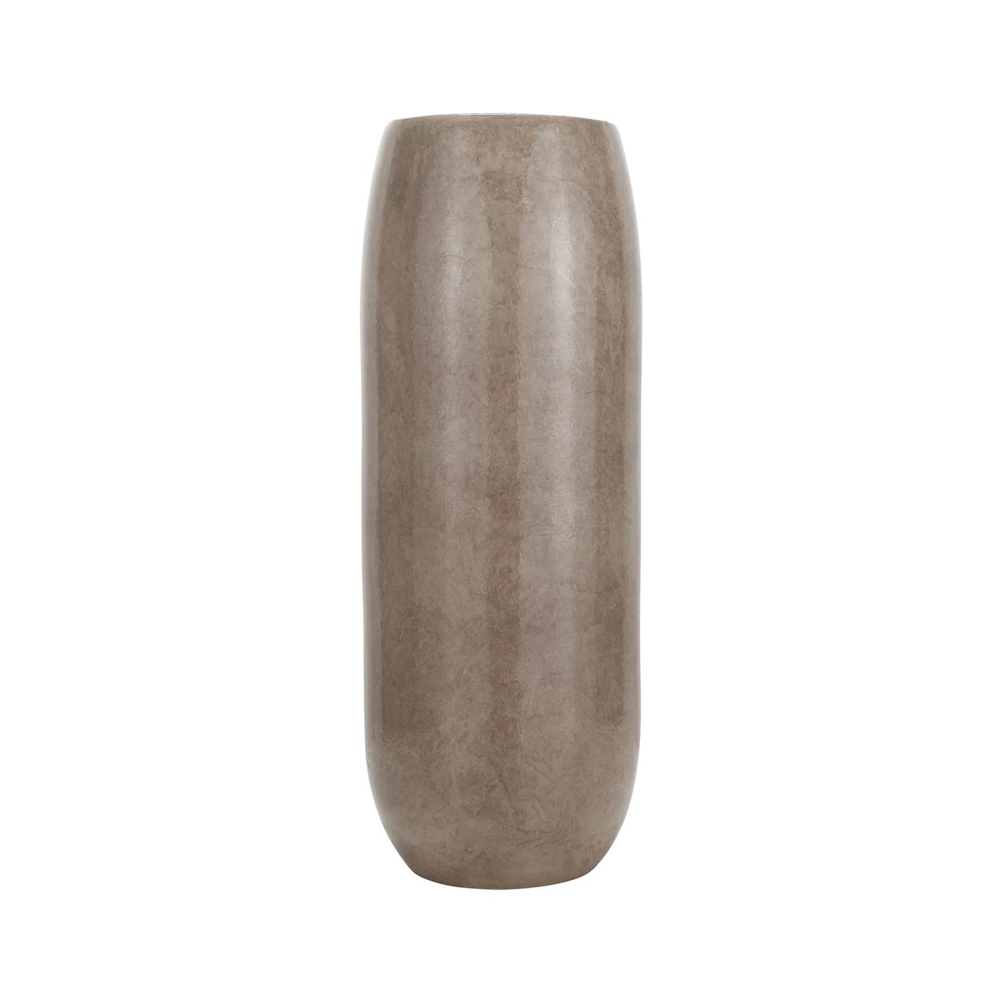 Tall Grey Modernist Abstract Face Ceramic Vase – Click Style