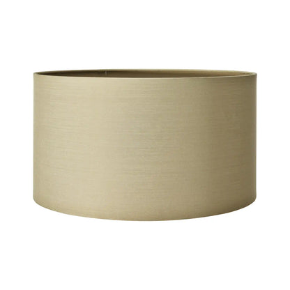 Taupe Polycotton Drum Lampshade 40cm/16in – Click Style