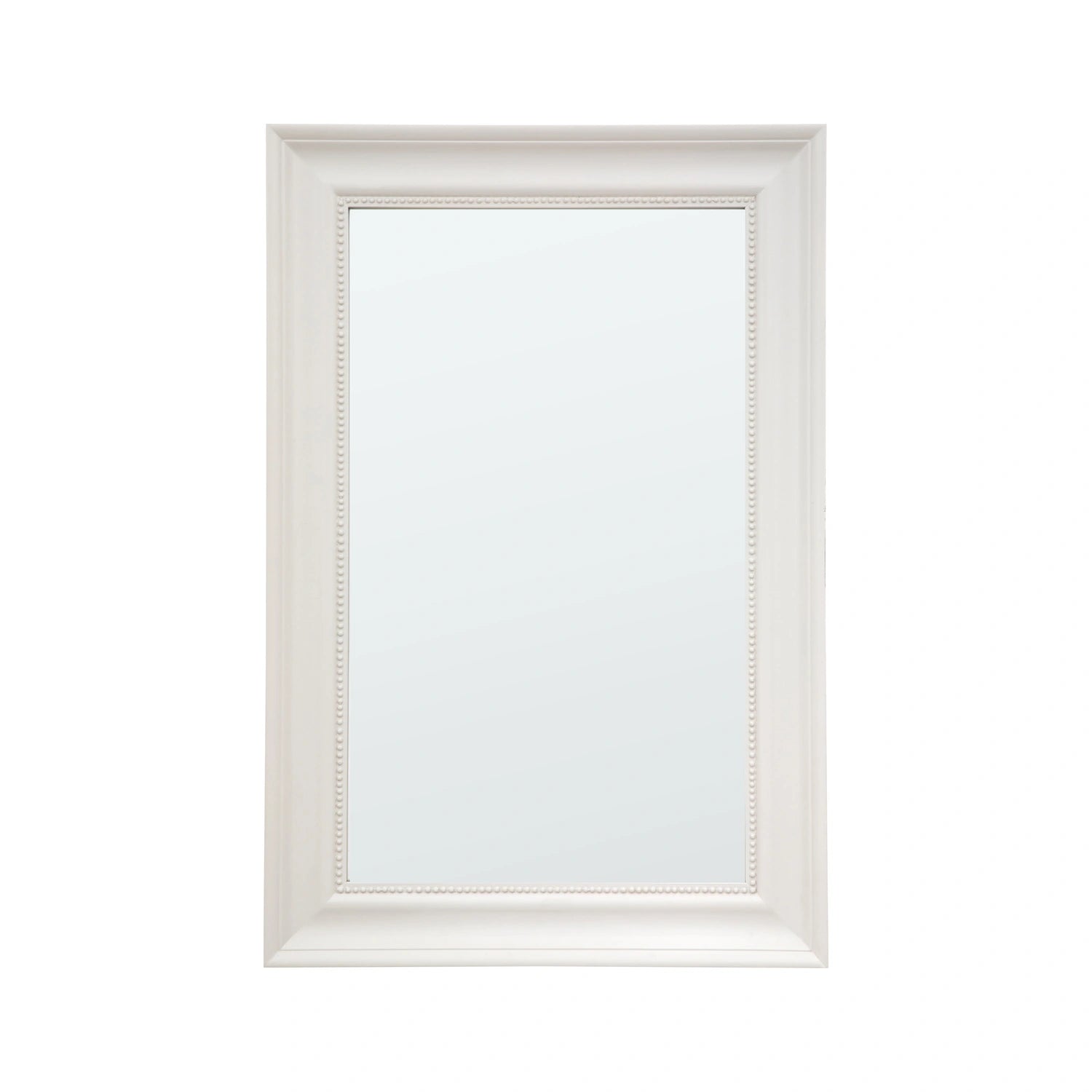 Traditional Rectangular Matt Stone Wall Mirror 90x60x4cm – Click Style