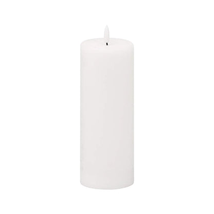 White LED Pillar Candle with Flickering Flame 20x7.5cm – Click Style