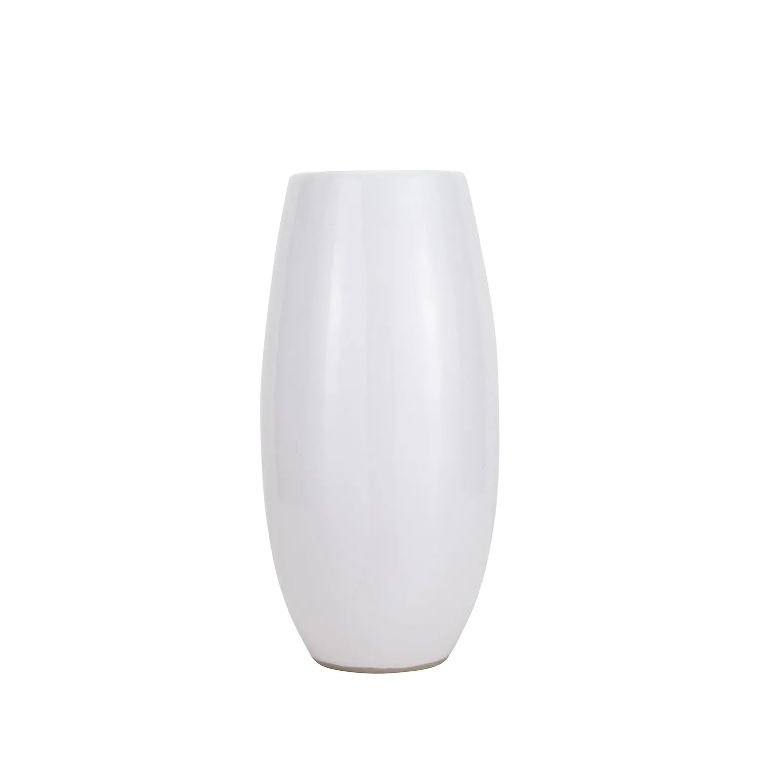 White Modernist Abstract Face Ceramic Vase – Click Style