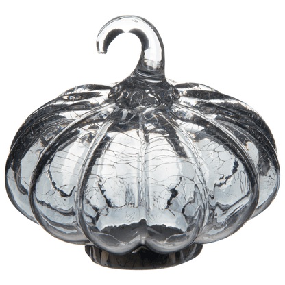 Glass pumpkin for Autumnal and Halloween displays
