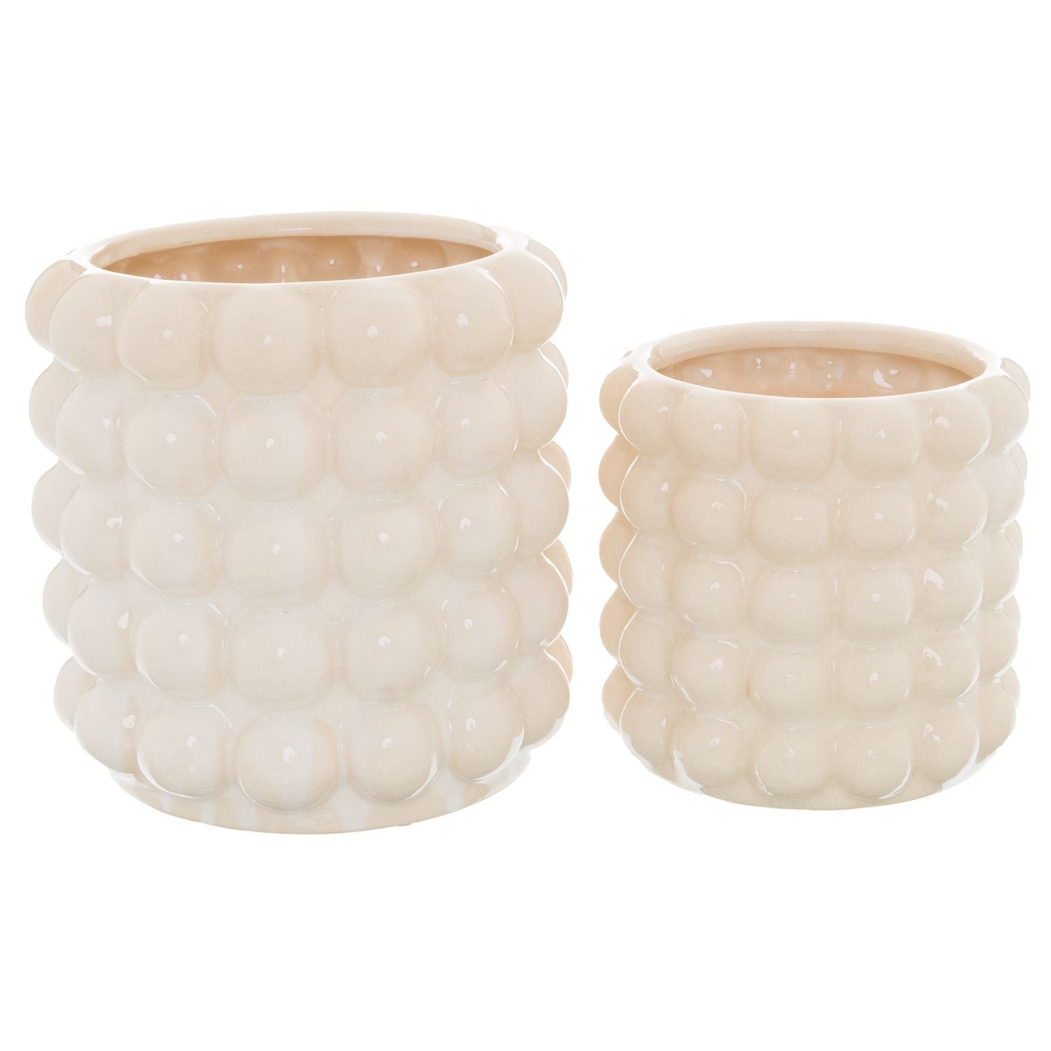 h&m bubble plant pot Large Cream Bubble Planter – Click Style