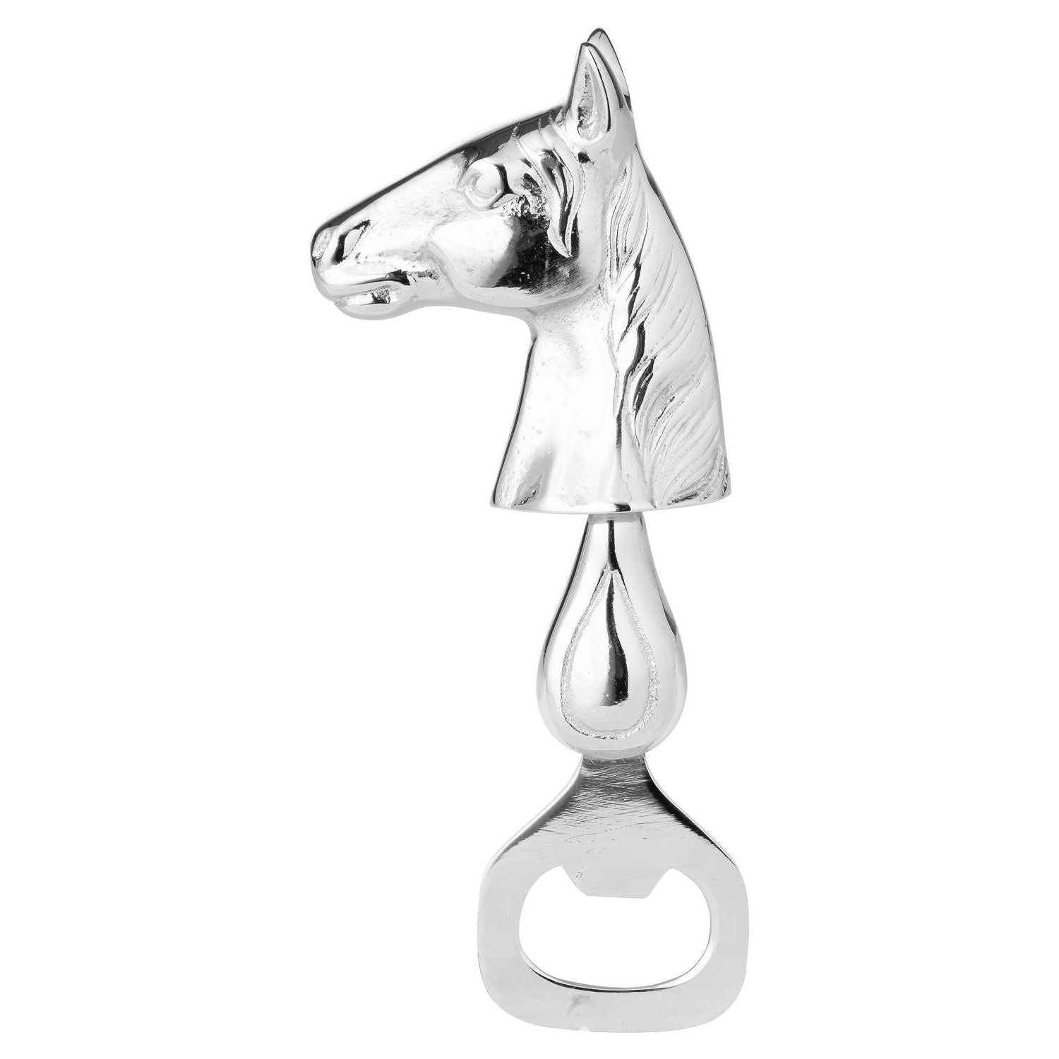 Horse Bottle Opener in silver nickel