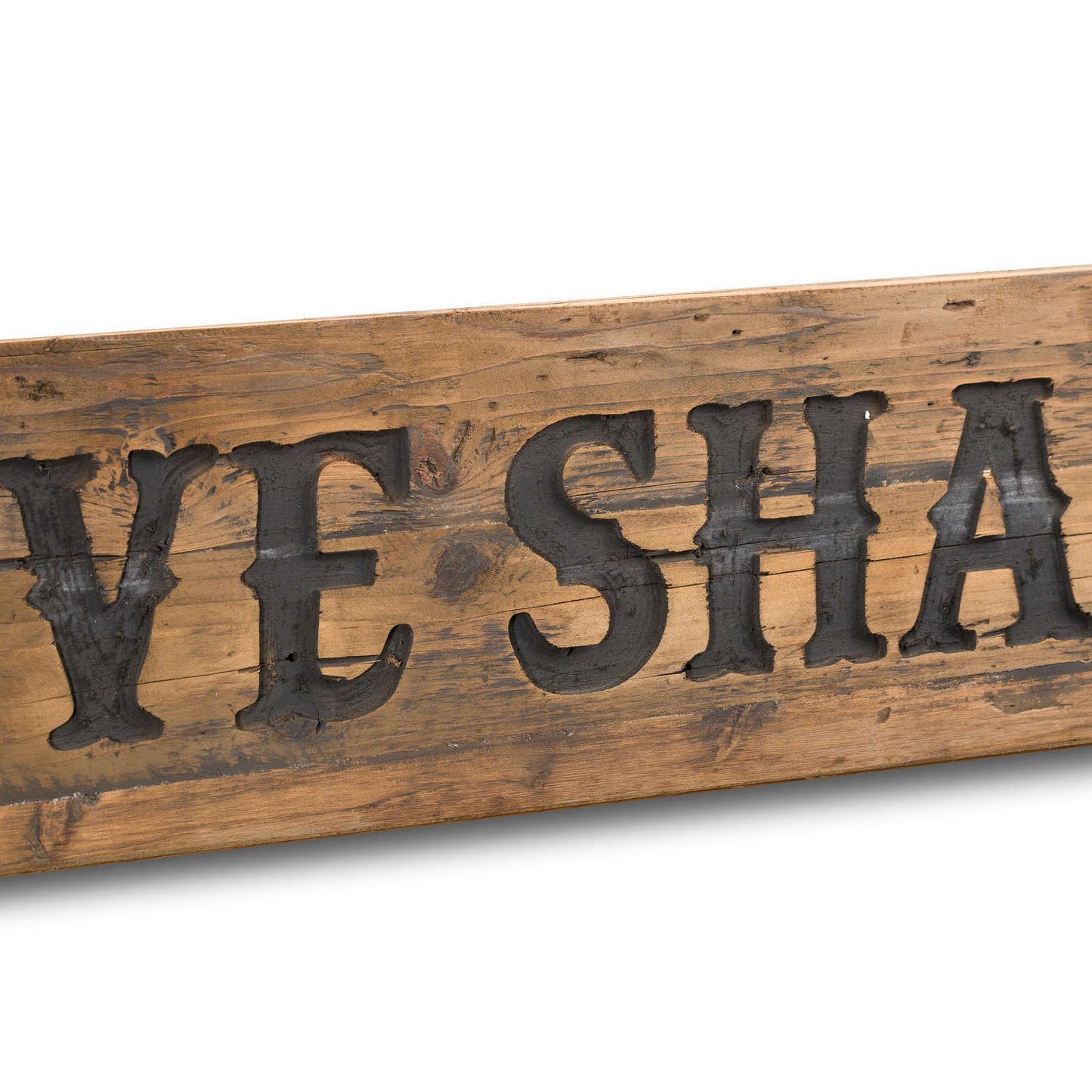 Long Sign, Love Shack, made from reclaimed wood