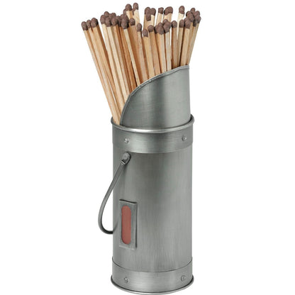 Matchstick Holder with 60 matches for fireplace