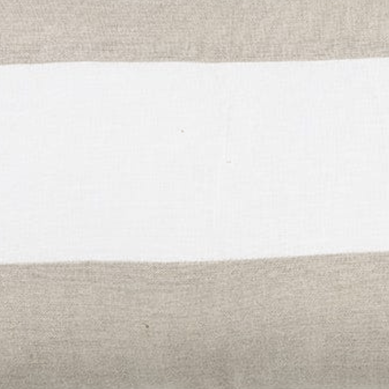 Sand & White Striped Linen Cushion 30x50